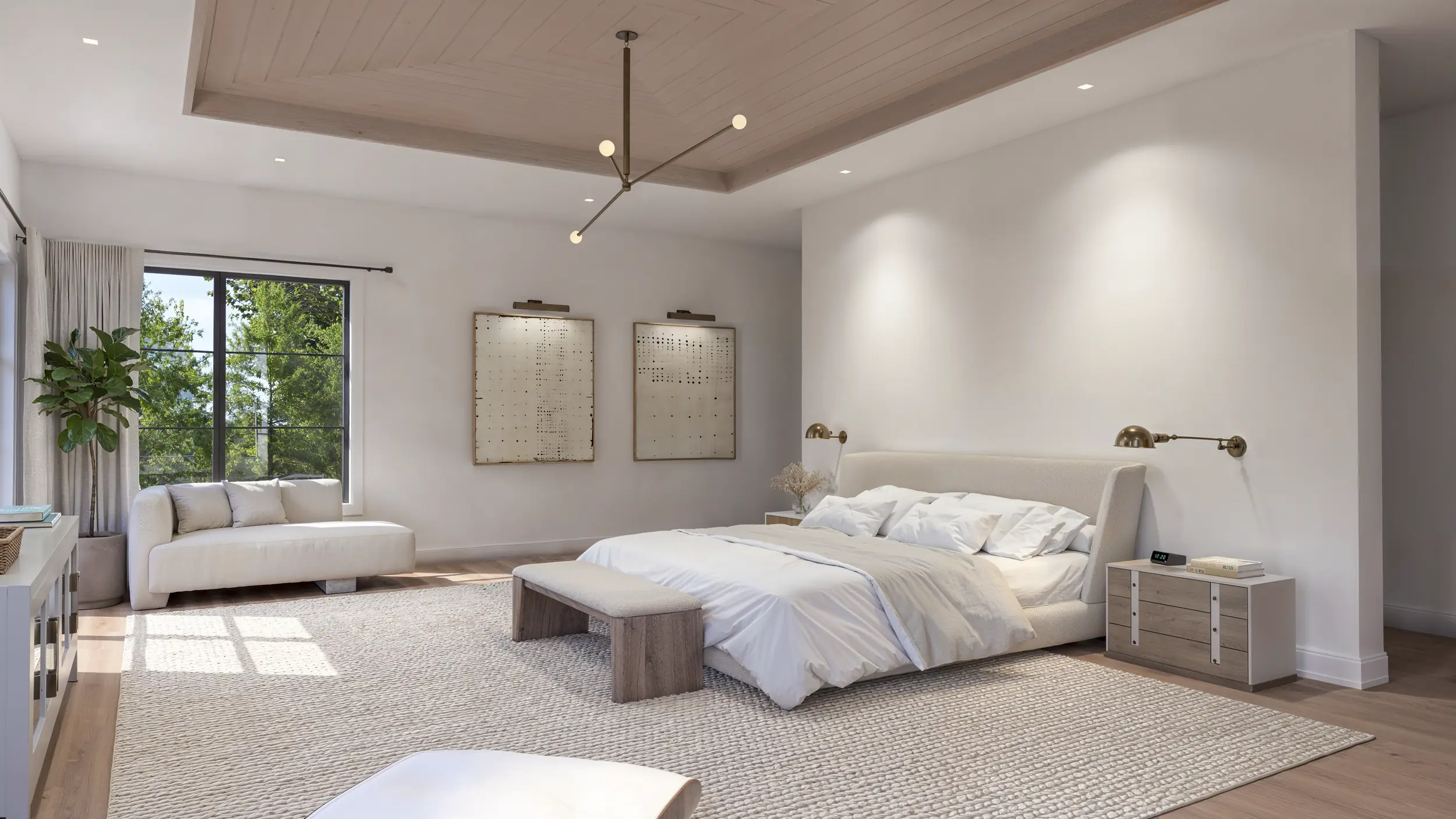 Master bedroom rendering at 67 Stag Lane