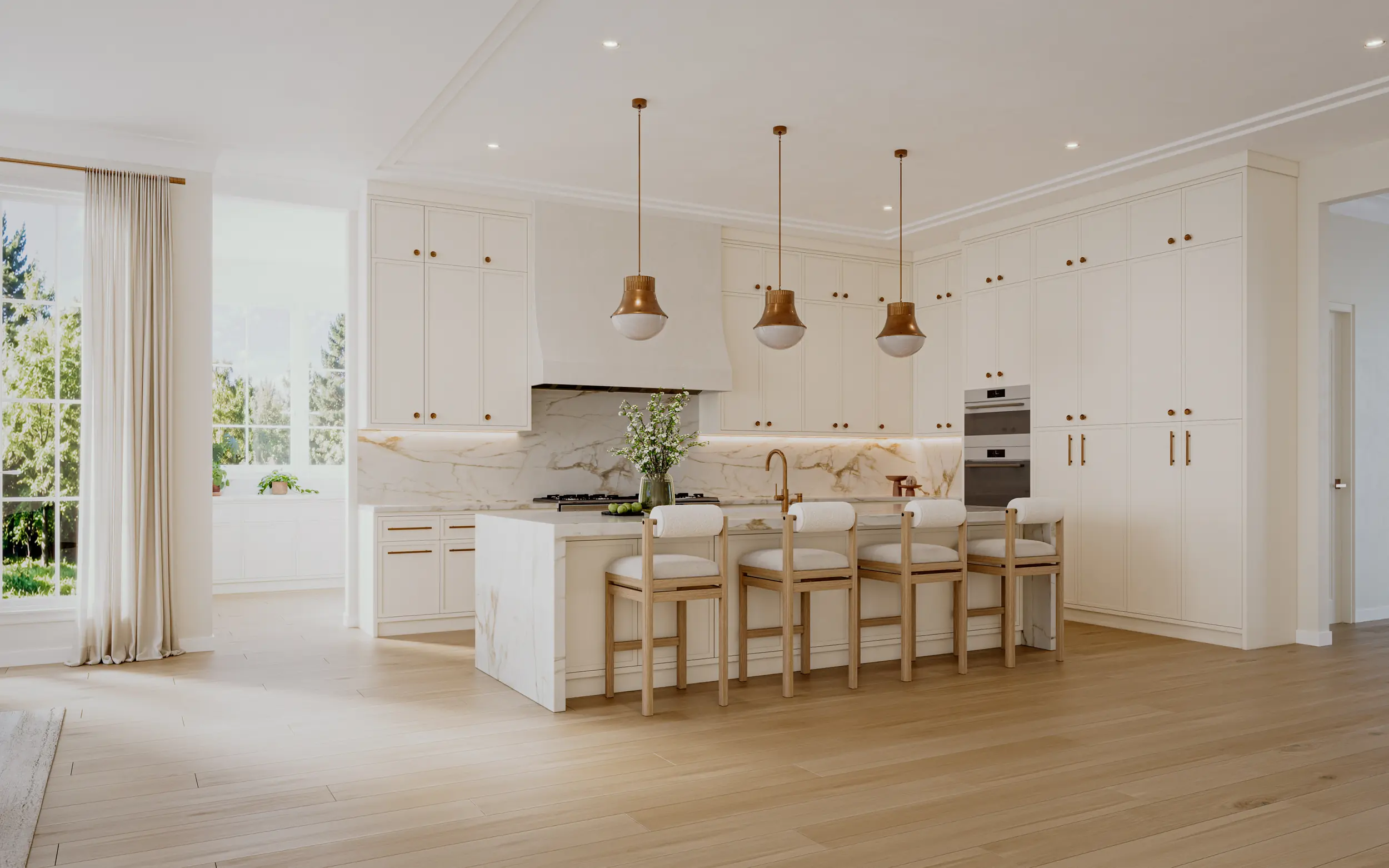 Kitchen rendering at 86 Howard Road
