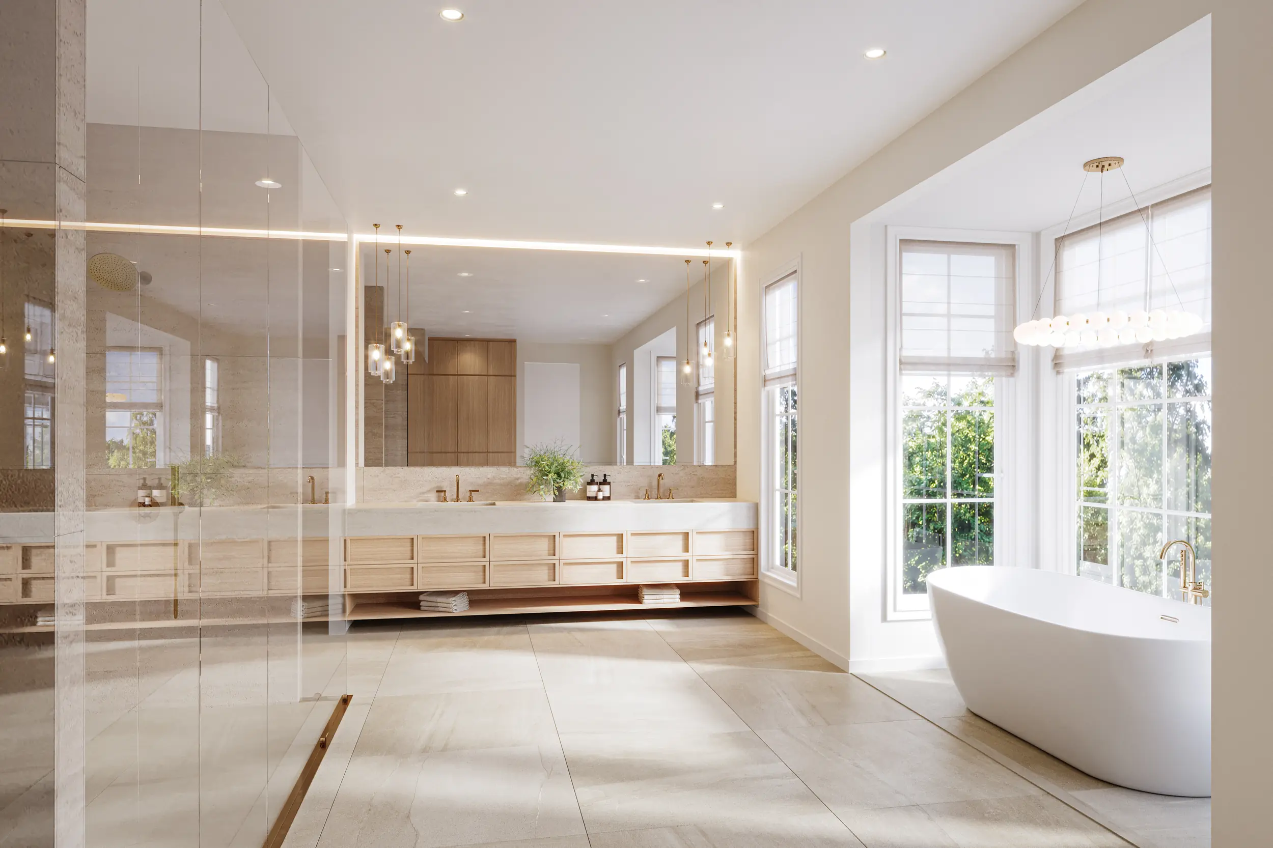 Bathroom rendering at 86 Howard Road